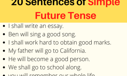 example simple future tense