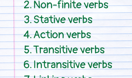 types of verb