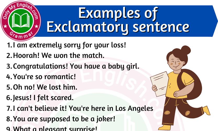 20 Examples Of Exclamatory Sentence Onlymyenglish