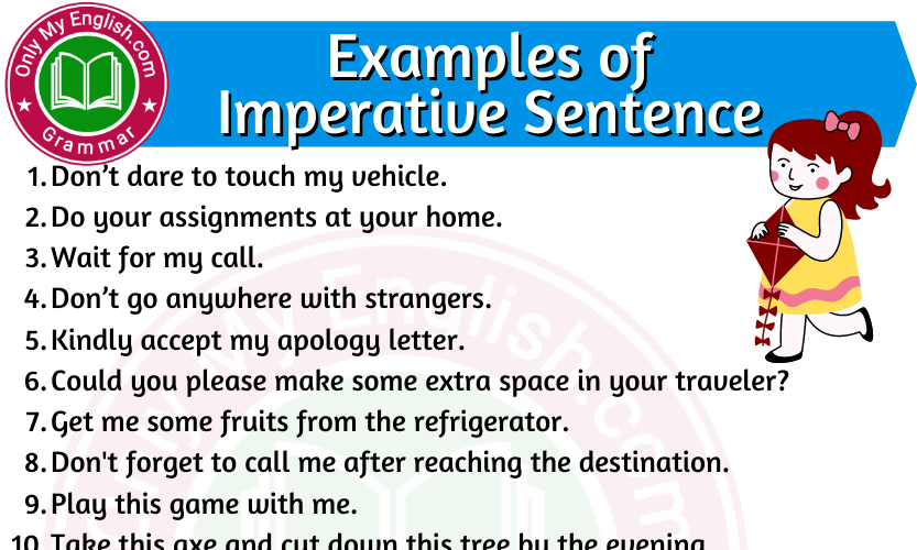 What Is Imperative Sentence Examples