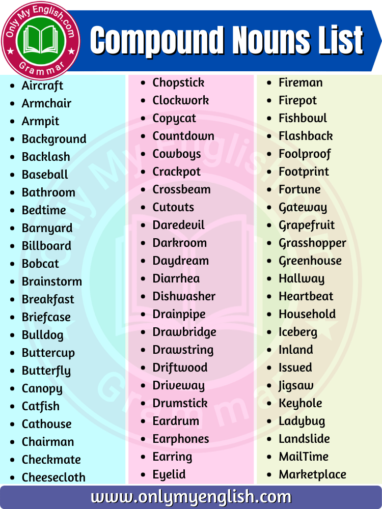 compound noun list