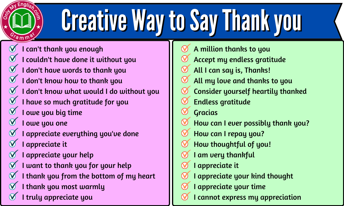 how to say thanks for presentation