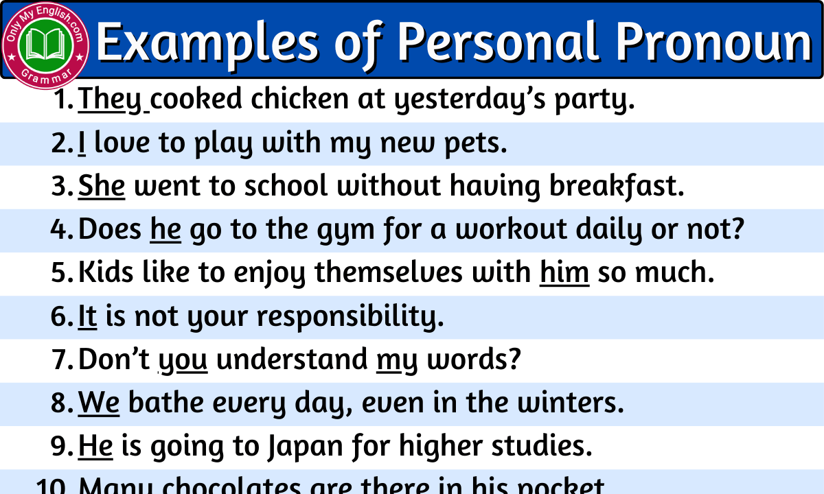 what-is-a-personal-pronoun-examples