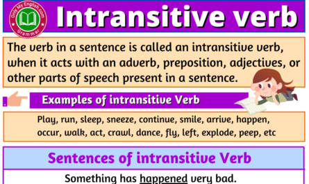 intransitive verb