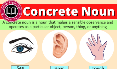 concrete noun