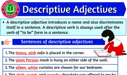descriptive adjectives