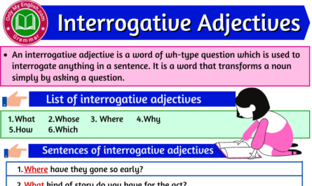 interrogative adjectives