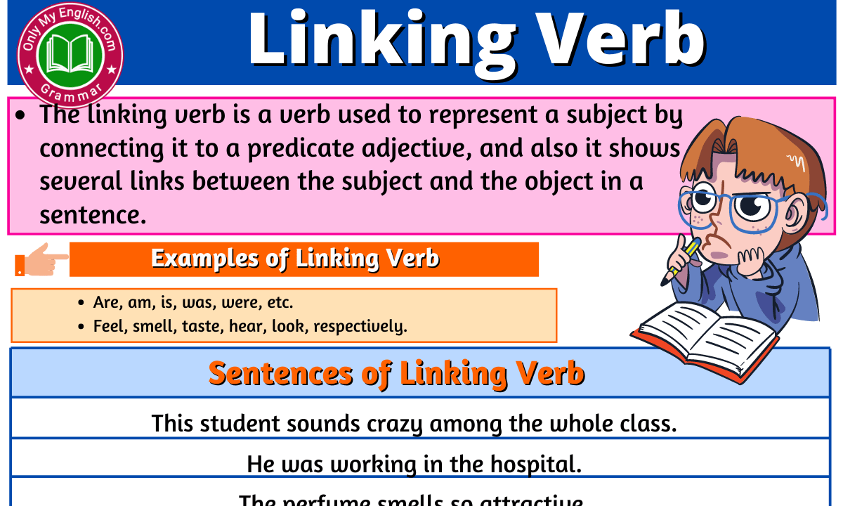 Linking Verb Definition Examples Sentences And List