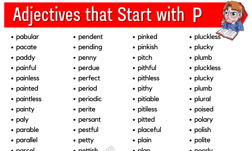 adjectives-that-start-with-p-onlymyenglish