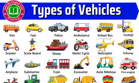 types of vehicles