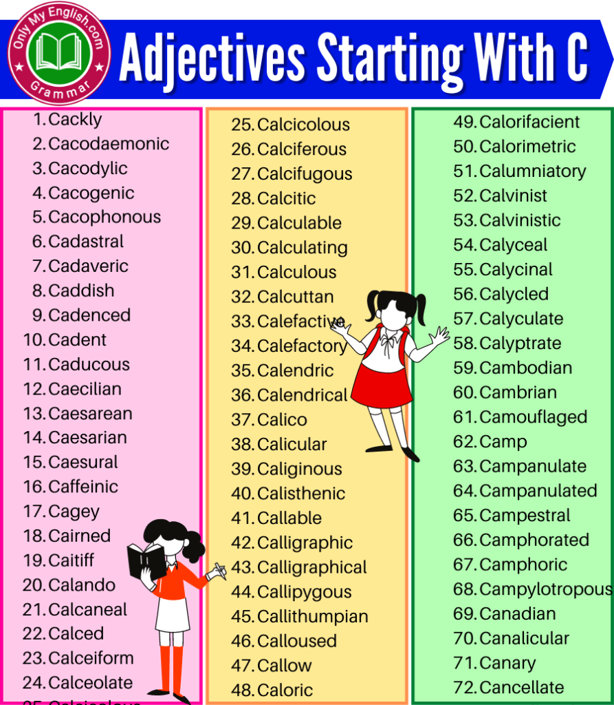 adjectives starting with c