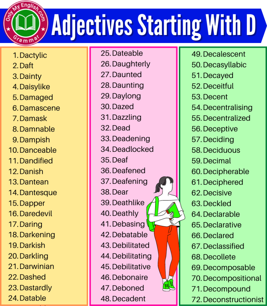 adjectives starting with d