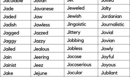 adjectives-that-start-with-j