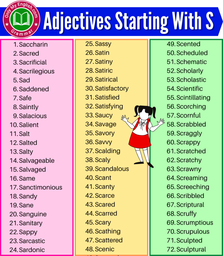 adjectives that start with s
