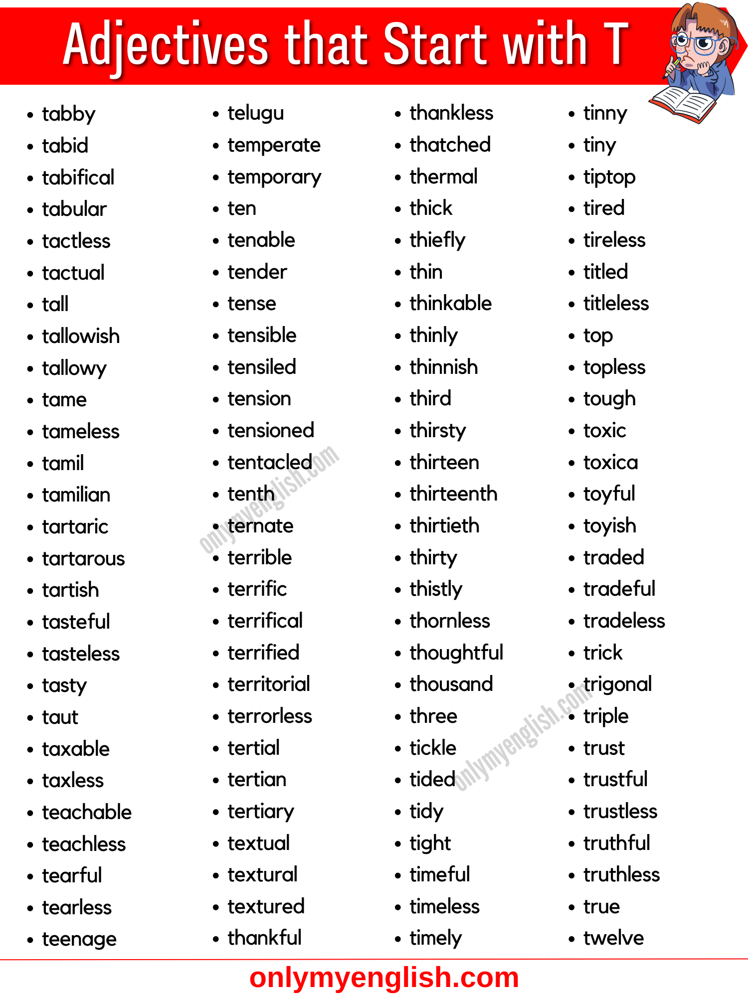 adjectives that start with t
