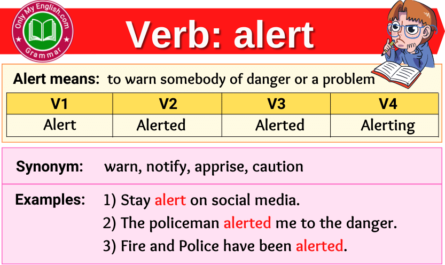 alert verb forms v1 v2 v3 past tense and past participle-min