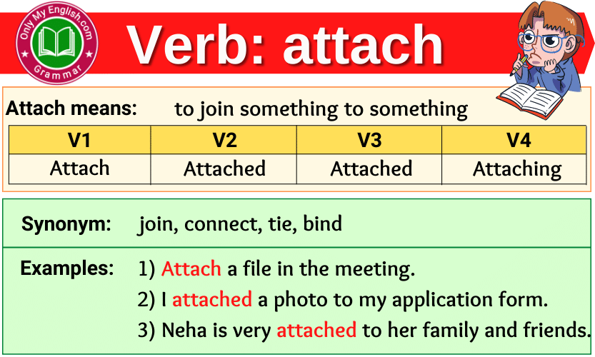 Attach Verb Forms - Past Tense, Past Participle & V1V2V3