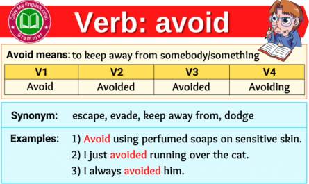 avoid verb forms v1 v2 v3 past tense and past participle-min