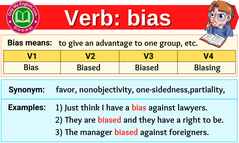 Bias Verb Forms – Past Tense, Past Participle & V1V2V3