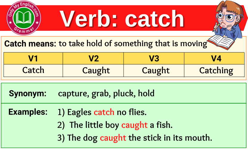 Read 3 forms of verb. Глагол catch. Catch in past simple. Stuck verb3. Past от catch.