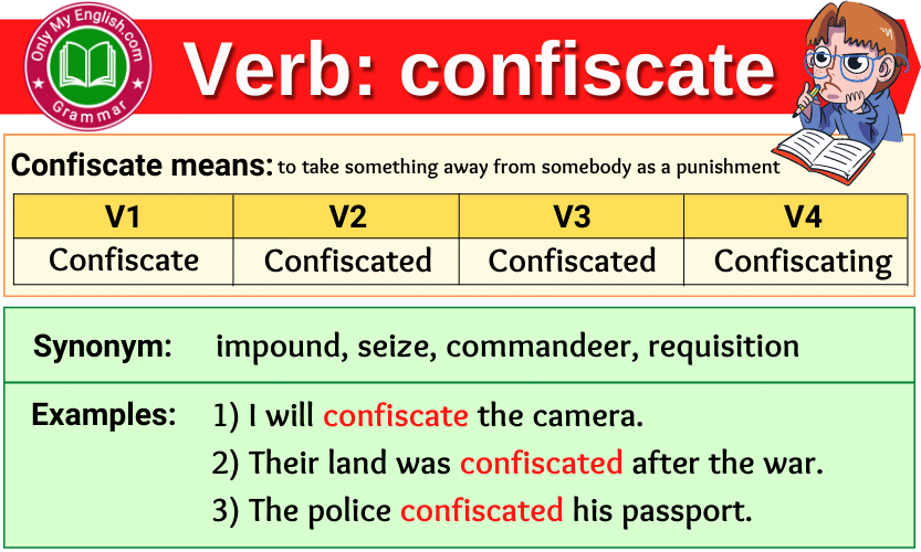 confiscate-verb-forms-past-tense-past-participle-v1v2v3