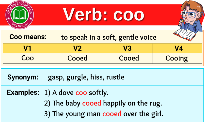 coo verb forms v1 v2 v3 past tense and past participle-min