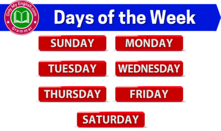 days of the week