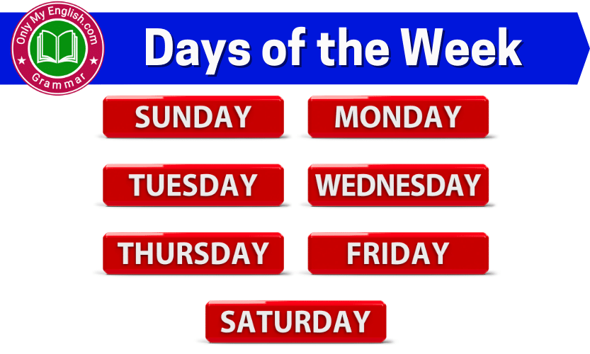 Days of the Week in English » Onlymyenglish.com