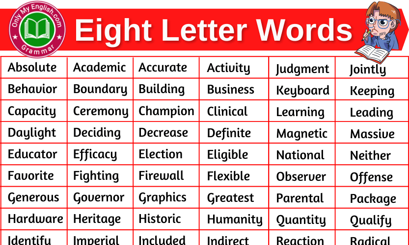 8 letter word homework