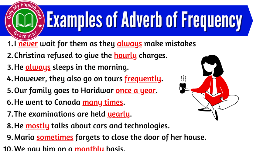 10 Examples Of Adverb Of Frequency Sentences