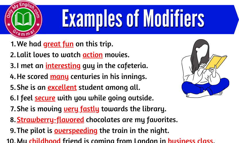 Noun Modifier Examples With Answers