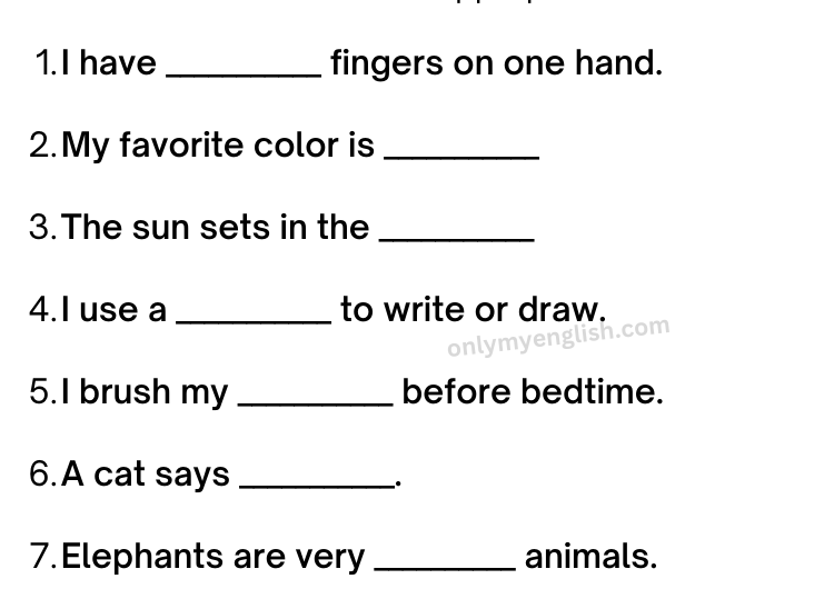 Fill in the blanks