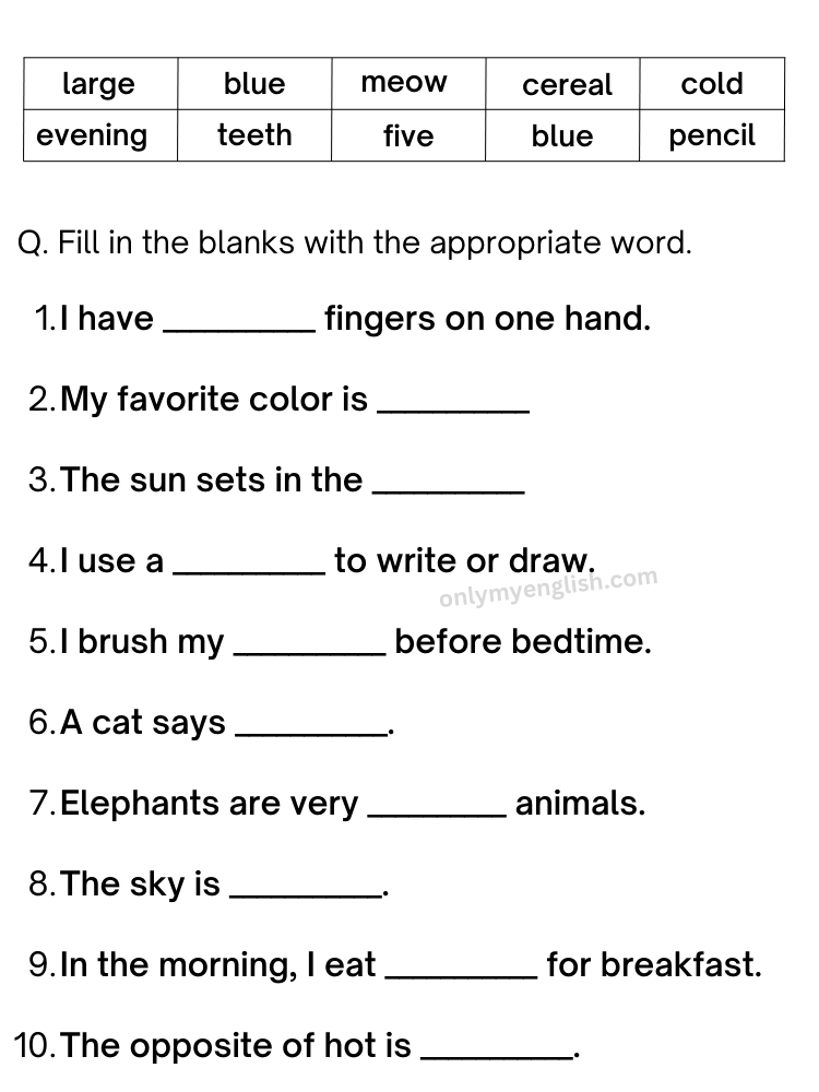 fill in the blanks