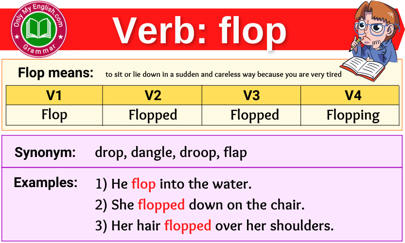 flop-verb-forms-past-tense-past-participle-v1v2v3-onlymyenglish