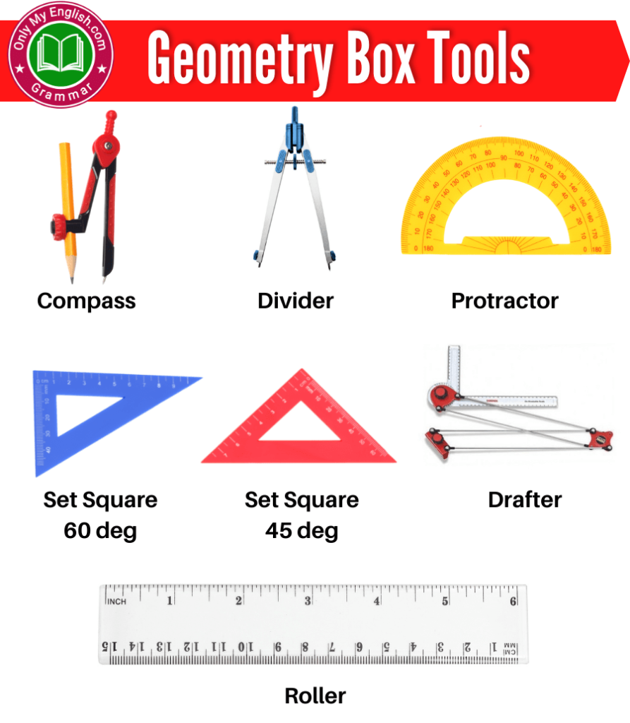 geometric box tools with name