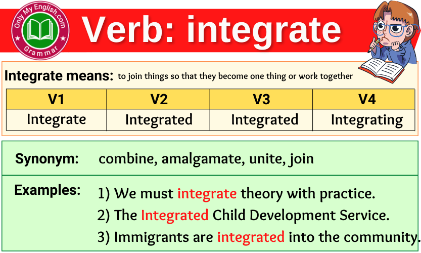 Is Integrate A Verb