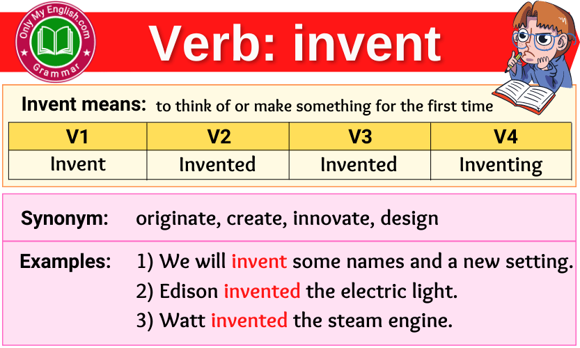 Invent Verb Forms Past Tense Past Participle V1V2V3