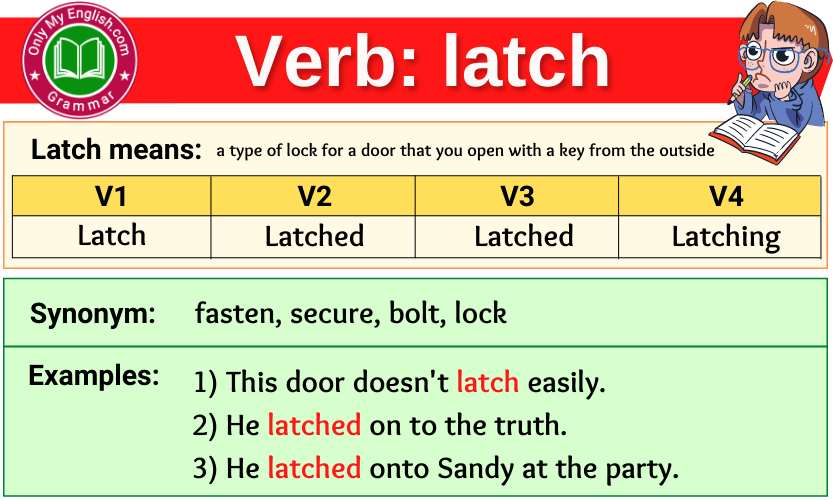 latch uce verb forms v1 v2 v3 past tense and past participle-min
