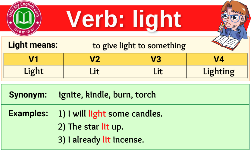 travel light verb