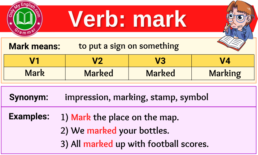 mark verb forms v1 v2 v3 past tense and past participle-min