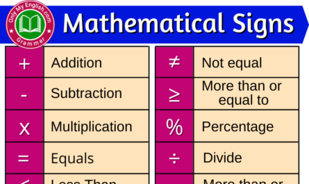 mathematical sign