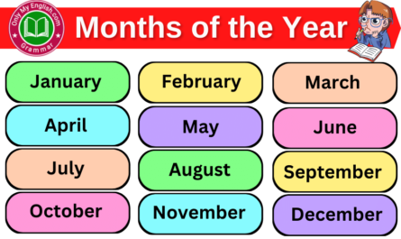 months name in english