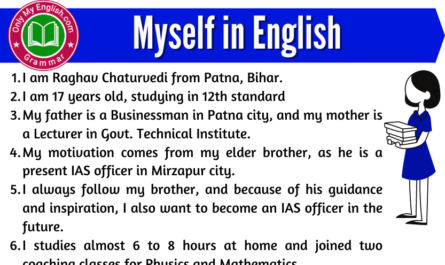 myself in english