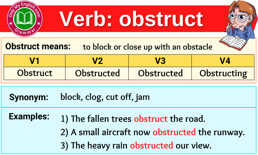 obstruct