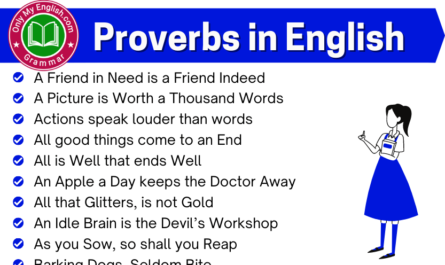 proverbs in english
