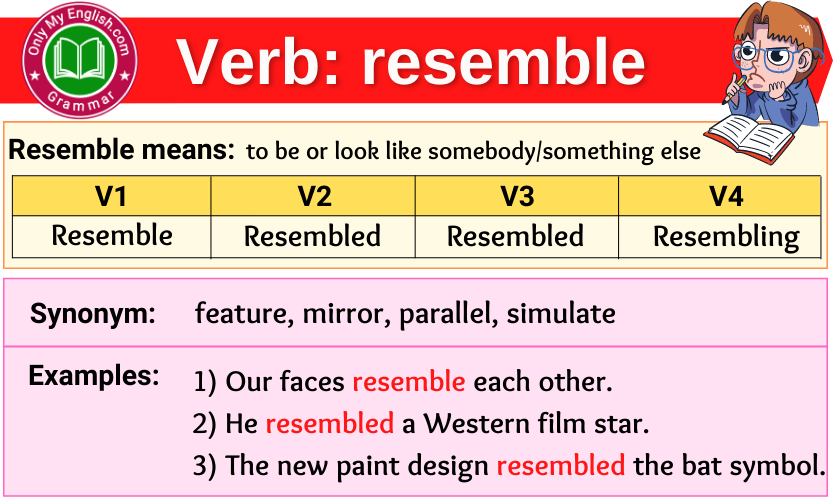 Is Resemble An Action Verb