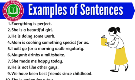 sentences examples