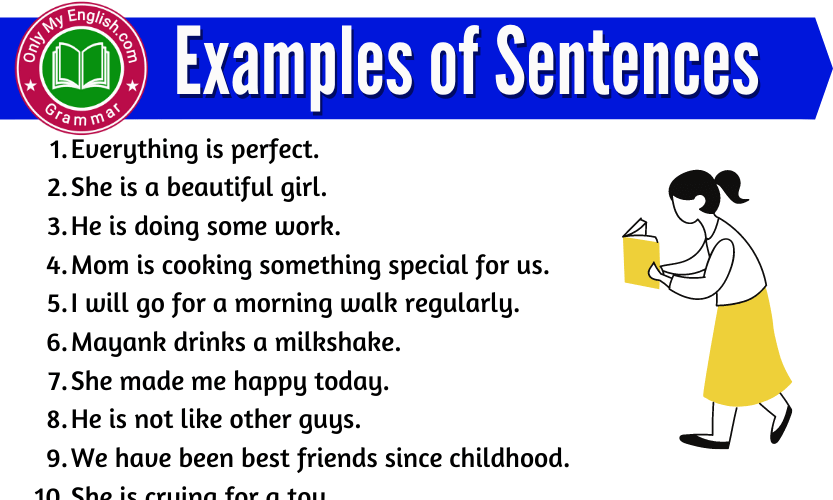 20 Examples Of Sentences Onlymyenglish