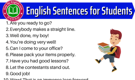 sentences for students