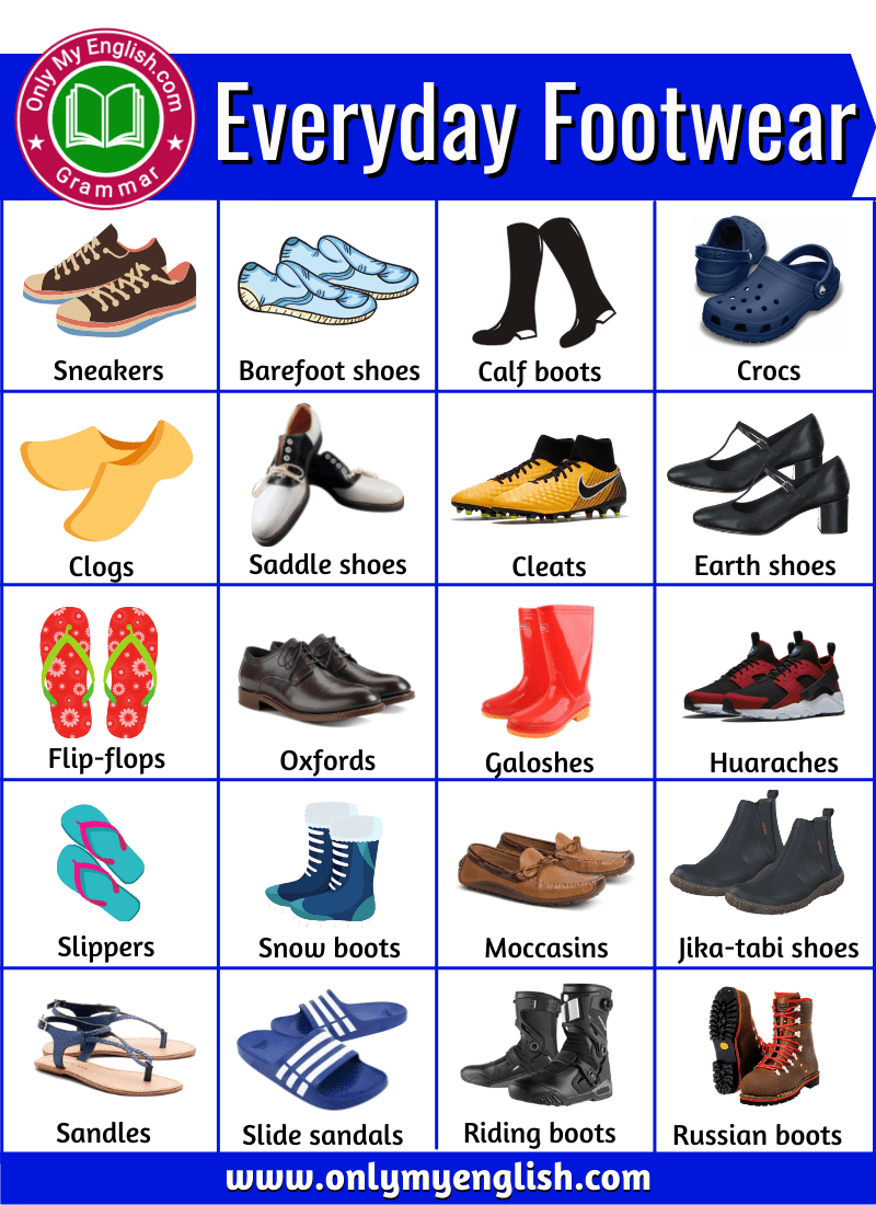 shoes types everyday footwear